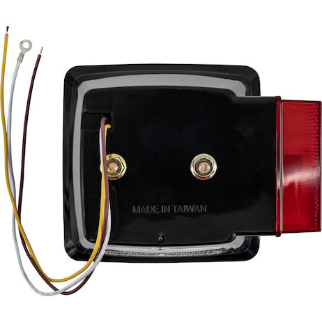Load image into Gallery viewer, Driver Side 5 Inch Box-Style LED Stop/Turn/Tail Light for Trailers Over 80 Inches Wide (Includes License Light)
