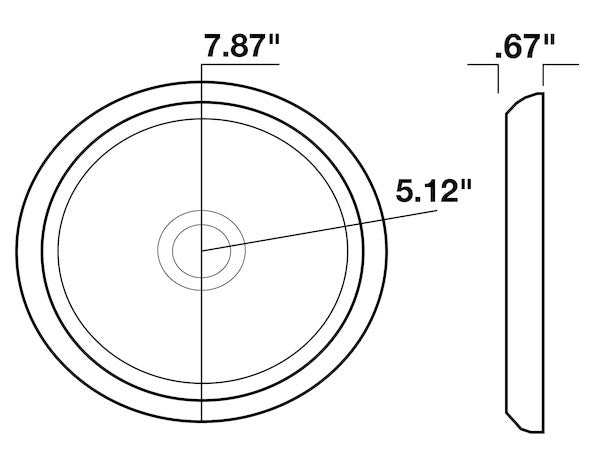 Load image into Gallery viewer, 5 Inch Round LED Interior Dome Light for Remote Switch
