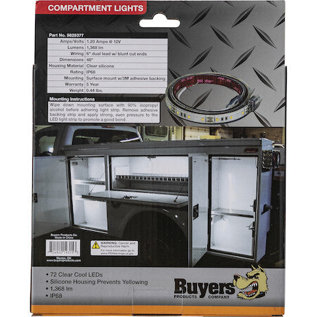 Load image into Gallery viewer, 48 Inch LED Silicone Strip Light - Clear and Cool
