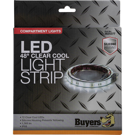 Load image into Gallery viewer, 48 Inch LED Silicone Strip Light - Clear and Cool
