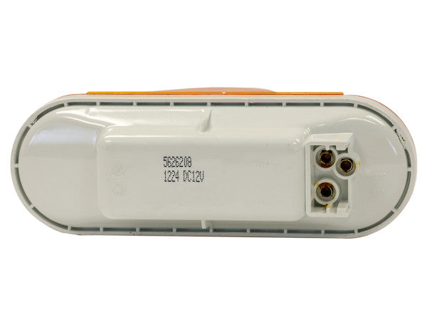 Load image into Gallery viewer, 6 Inch Amber Oval Mid-Turn Signal-Side Marker Light With 9 LED
