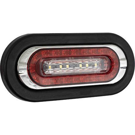 Combination 6 Inch LED Stop/Turn/Tail, Backup with Grommet and Plugs