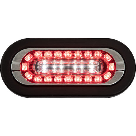 Load image into Gallery viewer, Combination 6 Inch LED Stop/Turn/Tail, Backup with Grommet and Plugs
