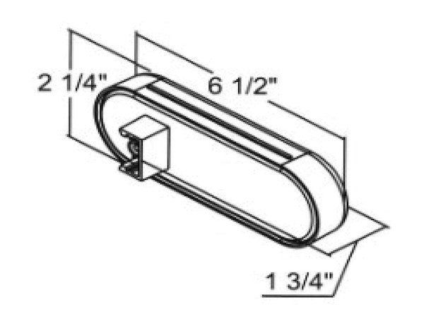 Load image into Gallery viewer, Black Grommet for 6 Inch Oval Lights (Sold in Multiples of 10)
