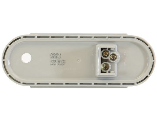 6 Inch Clear Oval Backup Light Kit with 10 LEDs (PL-2 Connection, Includes Grommet and Plug)