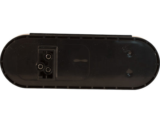6 Inch Clear Oval Backup Light Kit with 6 LEDs (PL-2 Connection, Includes Grommet and Plug)