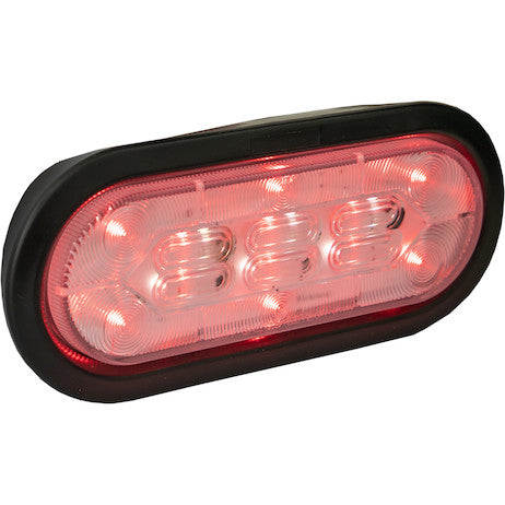 6 Inch Combination LED Stop/Turn/Tail, Backup, and Strobe Light, 24 LEDs