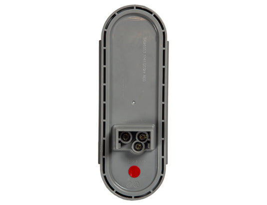 6 Inch Oval Stop/Turn/Tail Light With 10 Red LEDs, Clear Lens