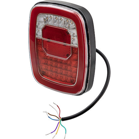 Low Profile Combination Rear Light with Strobe