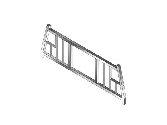 Light Mount Headache Rack (Cab Guard) for 2015-2022 Chevrolet Colorado / GMC Canyon & 2019-2026 Ford Ranger