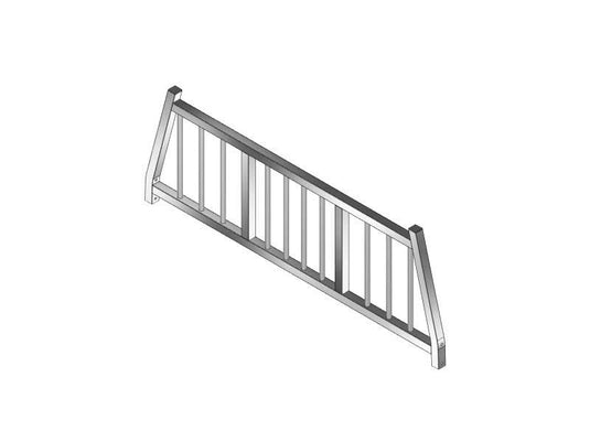 Full Bar Headache Rack (Cab Guard) for 2015-2022 Chevrolet Colorado / GMC Canyon & 2019-2026 Ford Ranger