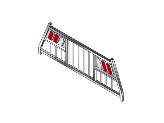 Full Bar LED Headache Rack (Cab Guard) for 2004-2025 Ford F-150 & 2016-2023 Nissan Titan