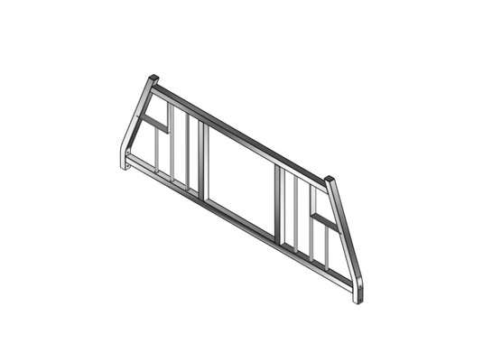 Light Mount Headache Rack for 2022-2025 Toyota Tundra & 2002-2026 Ram & 2020-2026 Silverado / Sierra 2500/3500