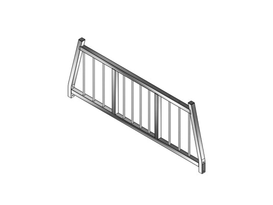 Full Bar Headache Rack (Cab Guard) for 2004-2012 Chevrolet Colorado / GMC Canyon & Ram Dakota