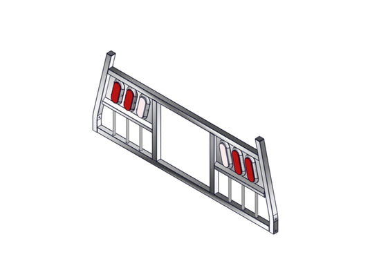 Standard LED Headache Rack for 2005-2025 Toyota Tacoma & 2004-2012 Chevrolet Colorado / GMC Canyon / Ram Dakota