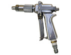 HOSE REEL AND SPRAY GUN WITH ADJUSTABLE NOZZLE