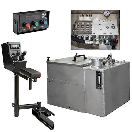 Load image into Gallery viewer, 30 Central Hydraulic System - 6-Function, Electric/Hydraulic Proportional, Manual Spreader Velocity Control, Seat Mount Console, No GPS
