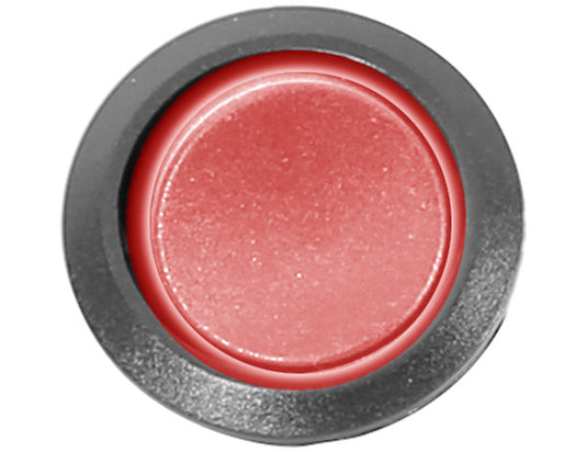 On/Off Mini Round Rocker Switch Illuminated Red