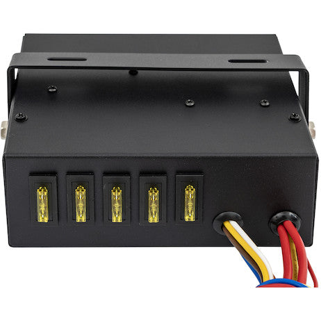 6 Function Backlit Pre-Wired Switch Box Fused With Relay And Circuit Breaker