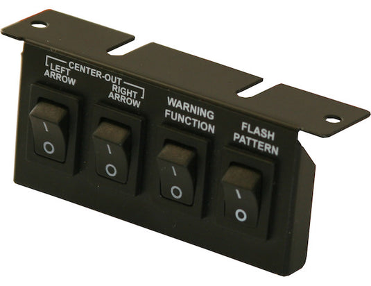 Black 4-Switch Panel 3-On/Off 1-Momentary