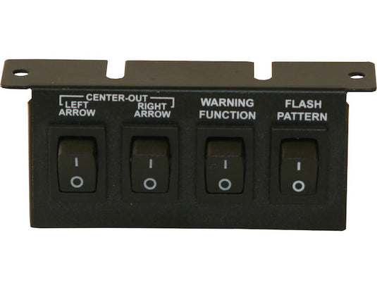 Black 4-Switch Panel 3-On/Off 1-Momentary