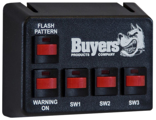 Black Pre-Wired Switch Panel 4-On/Off 1-Momentary