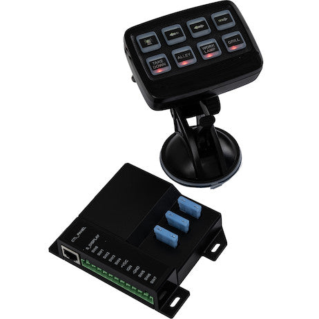 Black Pre-Wired 7-Function Panel Multi-Function Programmable