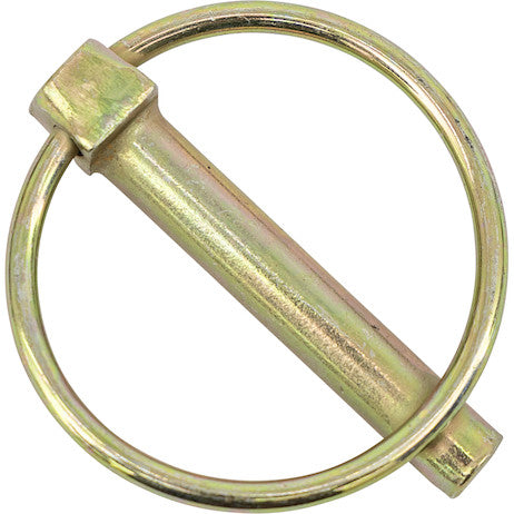 Load image into Gallery viewer, Yellow Zinc Plated Linch Pin - 5/16 Diameter x 1-3/4 Inch Long with Ring
