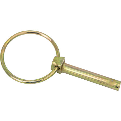 Yellow Zinc Plated Linch Pin - 5/16 Diameter x 1-3/4 Inch Long with Ring