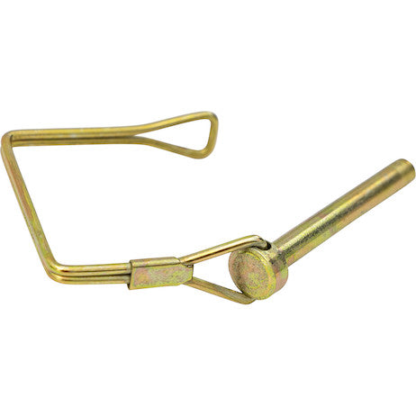 Load image into Gallery viewer, Yellow Zinc Plated Snapper Pin - 1/4 Diameter x 1-13/16 Inch Usable with Handle

