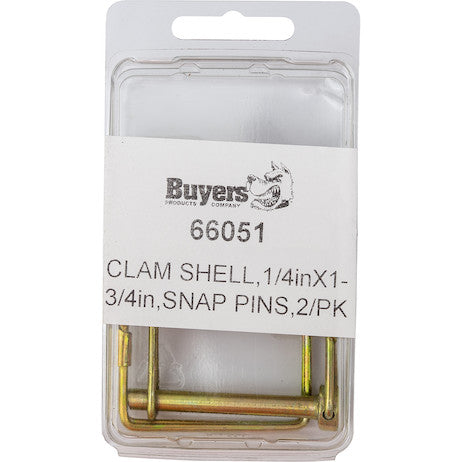 Load image into Gallery viewer, Individually Packaged 66050 Yellow Zinc Plated Snapper Pin
