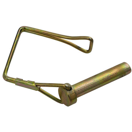 Yellow Zinc Plated Snapper Pin - 3/8 Diameter x 1-17/32 Inch Usable with Handle