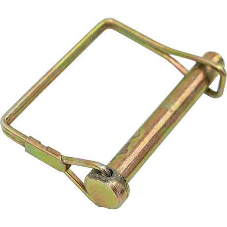 Yellow Zinc Plated Snapper Pin - 3/8 Diameter x 2-11/32 Inch Usable with Handle