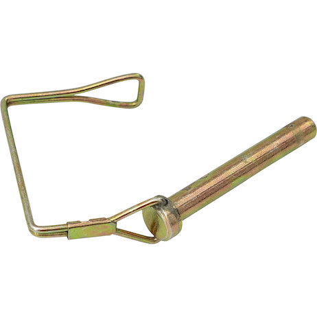 Yellow Zinc Plated Snapper Pin - 3/8 Diameter x 2-11/32 Inch Usable with Handle
