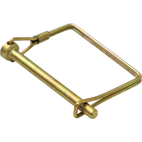 Load image into Gallery viewer, Yellow Zinc Plated Snapper Pin - 1/4 Diameter x 2-1/2 Inch Usable with Handle
