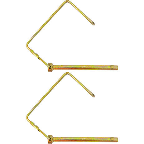 Individually Packaged 66066 Yellow Zinc Plated Snapper Pin