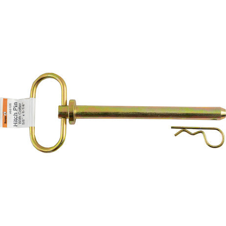 Load image into Gallery viewer, Yellow Zinc Plated Hitch Pins - 5/8 Diameter x 6-1/4 Inch Usable Length
