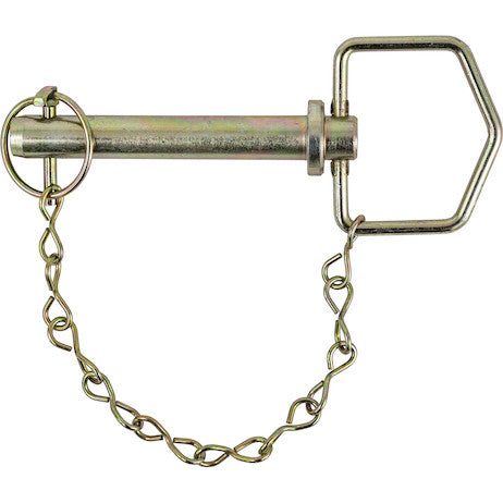 Load image into Gallery viewer, Hitch Pin with Linch Pin and Chain, 3/4in x 4-1/4in
