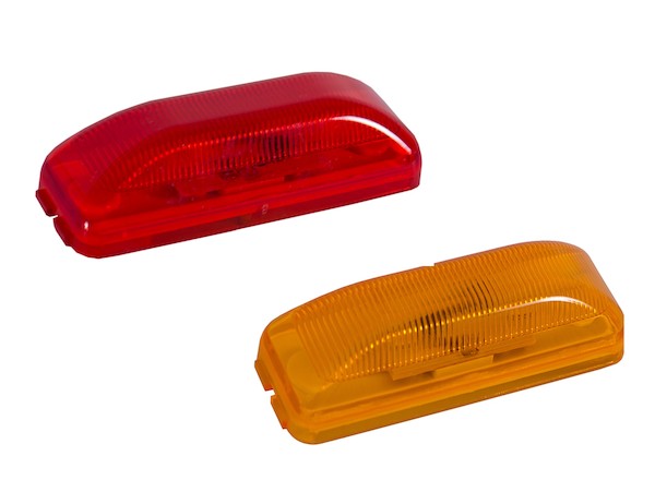 Load image into Gallery viewer, 3.75 Inch Amber Rectangular Marker/Clearance Light With 2 LED
