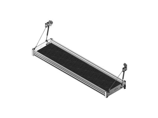 Fold-Up Shelving Kit, 60"L x 14"D x 3"H