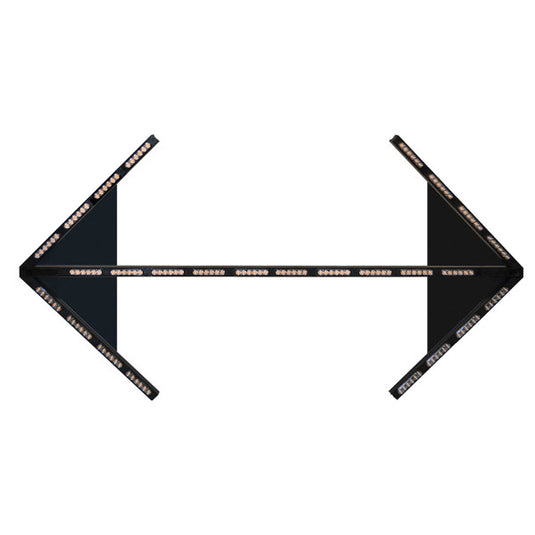LED Traffic Directors, Extra Large with Quad Lamp Arrow - 78580 - Grote