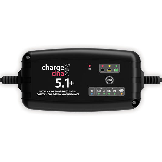 Battery Chargers & Maintainers, Charge DNA 5.1+ Battery Charger & Maintainer - 82-9701 - Grote