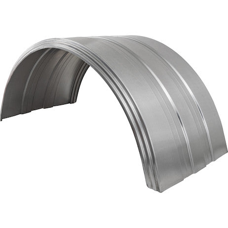 Load image into Gallery viewer, Ribbed Aluminum Fender - 50" x 24.8", Fits 22.5"-24.5" Wheels
