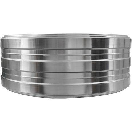 Load image into Gallery viewer, Ribbed Aluminum Fender - 50" x 24.8", Fits 22.5"-24.5" Wheels
