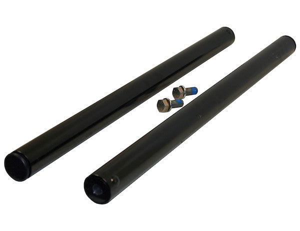 Load image into Gallery viewer, Black Powder Coated Straight Blind Mount Fender Extension Mounting Kit (1 Required per Fender)
