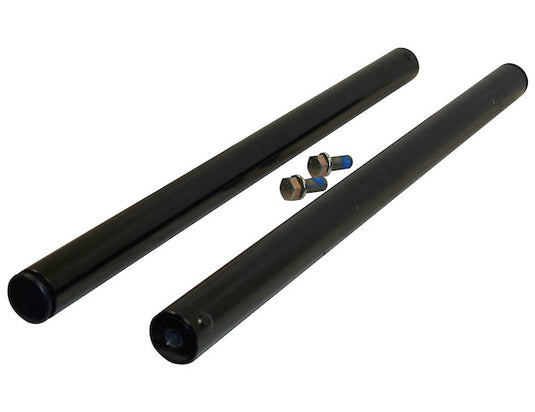Black Powder Coated Straight Blind Mount Fender Extension Mounting Kit (1 Required per Fender)