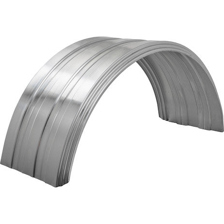 Load image into Gallery viewer, Ribbed Aluminum Fender - 50" x 19", Fits 19.5" Wheels
