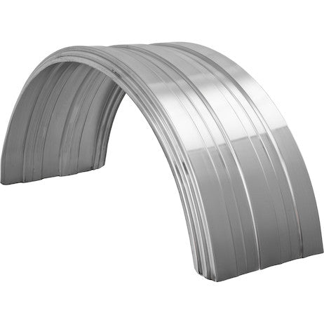 Load image into Gallery viewer, Ribbed Aluminum Fender - 50" x 19", Fits 19.5" Wheels
