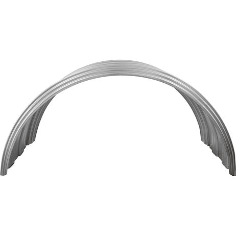 Load image into Gallery viewer, Ribbed Aluminum Fender - 50" x 19", Fits 19.5" Wheels
