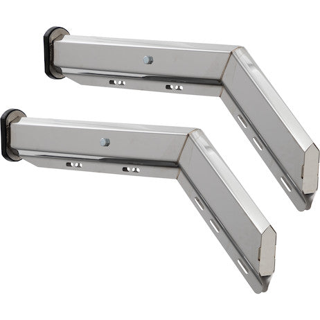 Load image into Gallery viewer, Spring-Loaded Mud Flap Hanger - Angled, SST
